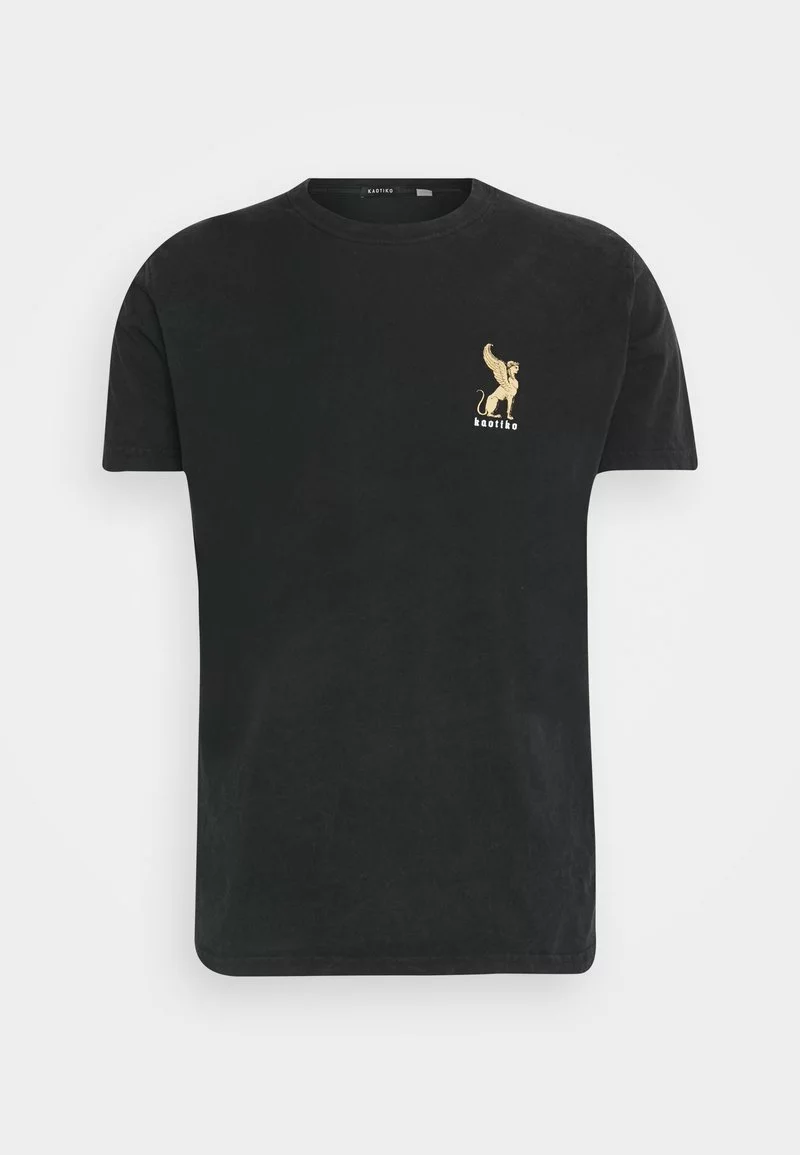 Kaotiko WASHED ETERNAL LION - T-Shirt Print - Black - Herren 3 Kaotiko WASHED ETERNAL LION - T-Shirt Print - Black - Herren