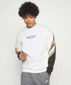 Kaotiko CREW WALKER UNISEX - Sweatshirt - White