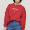 Kaotiko LARA SWEATSHIRT - Sweatshirt - Rot - Unisex -Kaotiko || Fire & Glory Populaire Magasin e373844998924e52abdc6348b84e6b61