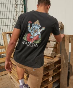 Kaotiko WASHED GANESHA UNISEX - T-Shirt Print - Black -Kaotiko || Fire & Glory Populaire Magasin e3f9782115944c7996fe9cc3d5598e3e