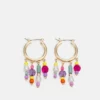 Fire & Glory GITTE HOOP EARRINGS - Ohrringe - Gold-coloured/multi - Damen -Kaotiko || Fire & Glory Populaire Magasin e469f1787eda4426956e8678ad270f98