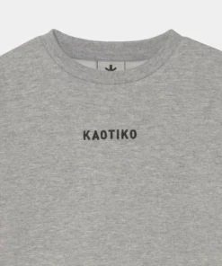 Kaotiko CREW WALKER UNISEX - Sweatshirt - Grey/white/lila -Kaotiko || Fire & Glory Populaire Magasin e535e538a18f4c4b8119f479a3c01d0c