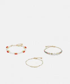 Fire & Glory AMOUR BRACELET 3 PACK - Armband - Gold-coloured/multicoloroued - Damen
