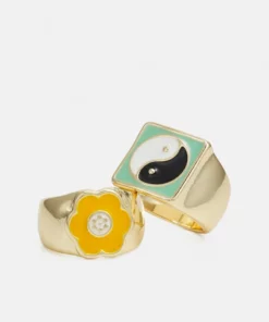 Fire & Glory 3 PACK - Ring - Gold-coloured - Damen -Kaotiko || Fire & Glory Populaire Magasin e696266be43d40e2b1b28f536978fdcb