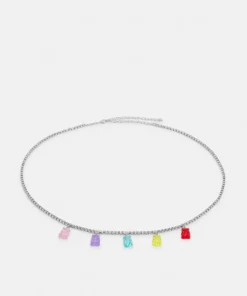 Fire & Glory GUMMY BELLY CHAIN - Sonstige Accessoires - Silver-coloured/multi - Damen