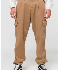 Kaotiko An Den Seiten. - Cargohose - Braun - Unisex