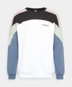 Kaotiko CREW DRU - Sweatshirt - White/black/lavanda - Herren -Kaotiko || Fire & Glory Populaire Magasin e829a19cc60f4188bf8ad6298d179d75