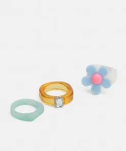 Fire & Glory - Damen TYLLA 3 PACK - Ring - Kientucky Blue/multi -Kaotiko || Fire & Glory Populaire Magasin edbe00020d56454e9fe654c708e457ab