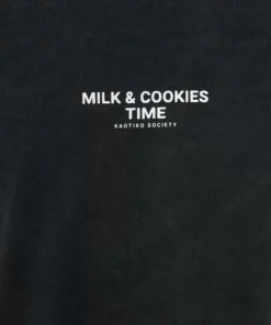 Kaotiko WASHED MILK AND COOKIES - T-Shirt Print - Black - Unisex -Kaotiko || Fire & Glory Populaire Magasin f3135f551cff45a88d7767cf70888c58