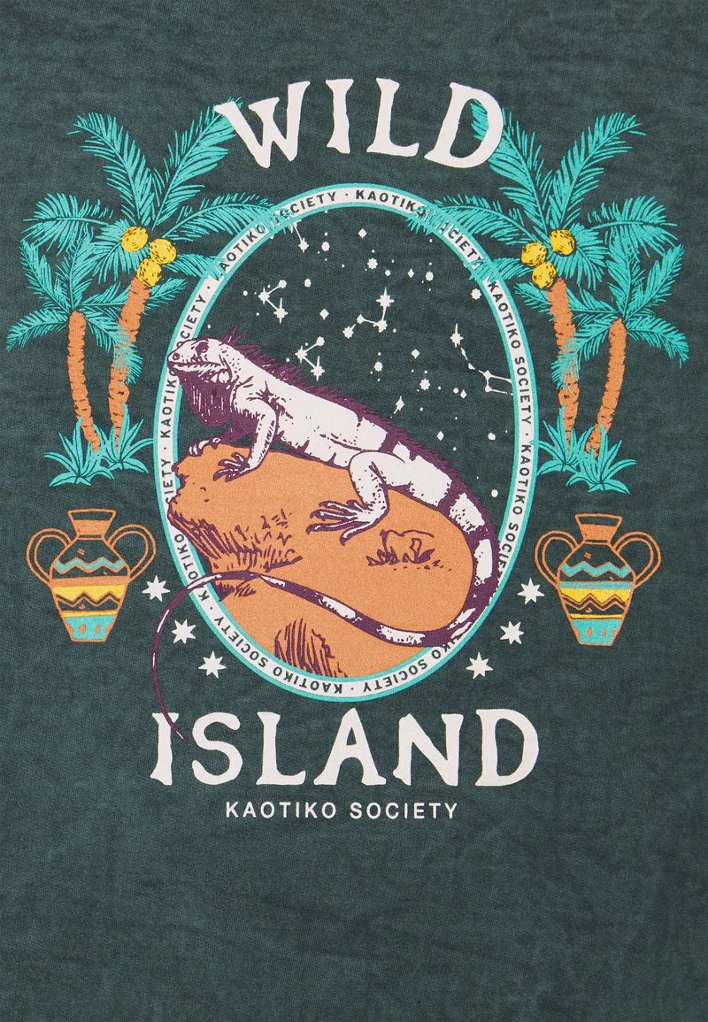 Kaotiko CREW TIE DYE WILD ISLAND - Sweatshirt - Mucha Arena Verde Bosque - Unisex 5 Kaotiko CREW TIE DYE WILD ISLAND - Sweatshirt - Mucha Arena Verde Bosque - Unisex – Bild 3