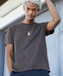 Kaotiko WASHED PALM VIBES UNISEX - T-Shirt Print - Brown