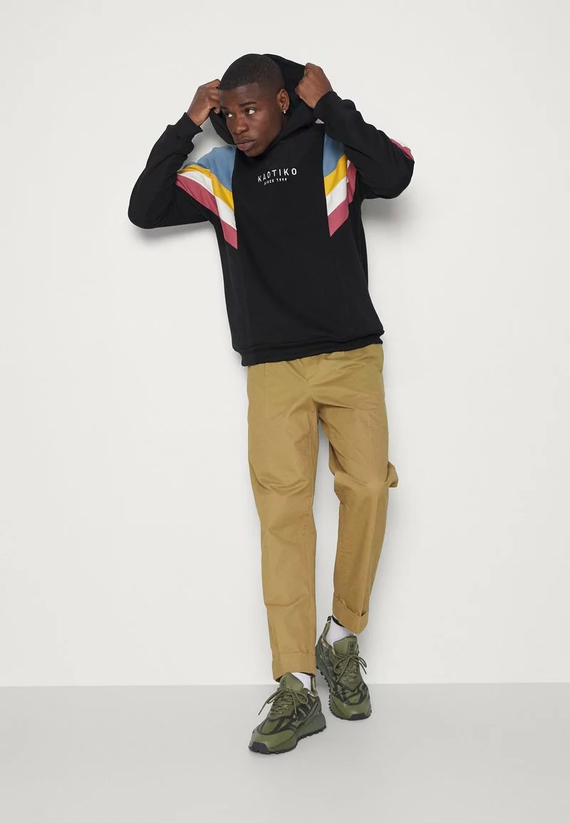 Kaotiko SUD CAP EWAN - Sweatshirt - Black/blue/mostaza/marfil/burgundy - Herren 6 Kaotiko SUD CAP EWAN - Sweatshirt - Black/blue/mostaza/marfil/burgundy - Herren – Bild 4
