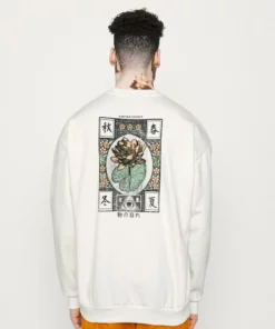 Kaotiko CREW LOTUS FLOWER - Sweatshirt - Ivory - Herren -Kaotiko || Fire & Glory Populaire Magasin f4ab241791884c568a8d0f6cededf06b
