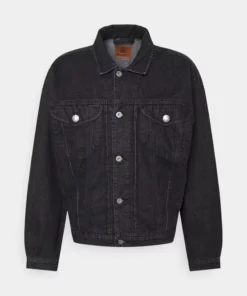 Kaotiko - Unisex VINTAGE ETERNAL - Jeansjacke - Black