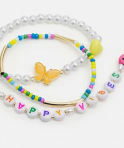 Fire & Glory - Damen VIBES BRACELET 3 PACK - Armband - Gold-coloured/multi -Kaotiko || Fire & Glory Populaire Magasin f8d995019faf4715863becd9a3ee80c9