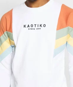 Kaotiko UNISEX CREW SEATTLE - Sweatshirt - White -Kaotiko || Fire & Glory Populaire Magasin f9398f4856334c97a7e0f0f708c0ac4b