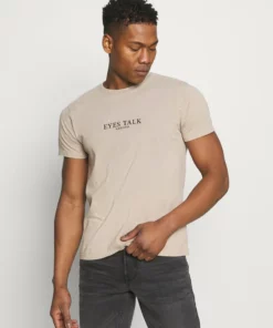 Kaotiko EYES TALK UNISEX - T-Shirt Print - Stone -Kaotiko || Fire & Glory Populaire Magasin f9c35e2441a74ac69a180558226b9314