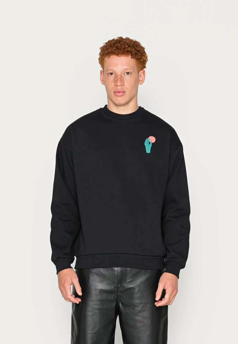 Kaotiko CREW MINIMAL UNISEX - Sweatshirt - Black 5 Kaotiko CREW MINIMAL UNISEX - Sweatshirt - Black – Bild 3