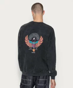 Kaotiko - Herren CREW ESCARABEO - Sweatshirt - Black -Kaotiko || Fire & Glory Populaire Magasin fdb2b2c9fe7c4a45a0f64d1a30e5ba39