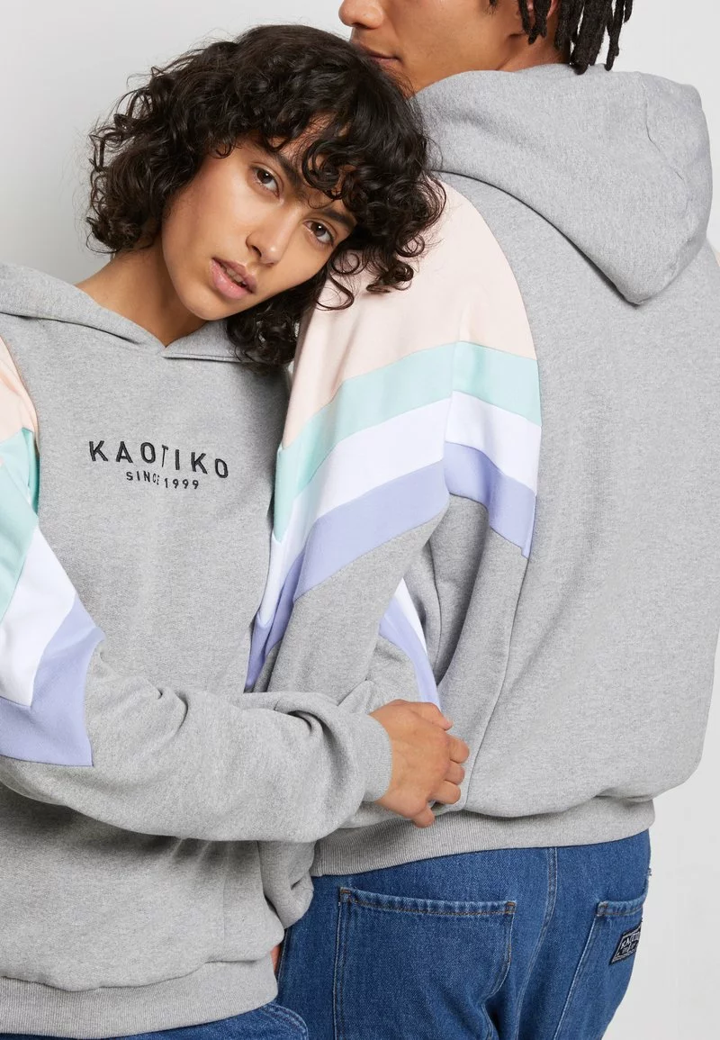 Kaotiko SUD CAP EWAN UNISEX - Kapuzenpullover - Grey/pink/green/white/grape 7 Kaotiko SUD CAP EWAN UNISEX - Kapuzenpullover - Grey/pink/green/white/grape – Bild 5