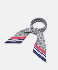 Fire & Glory - Damen FGLALLA SQUARE SCARF - Tuch - Cloud Dancer/grey/blue/red