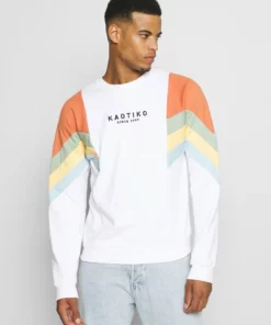 Kaotiko UNISEX CREW SEATTLE - Sweatshirt - White