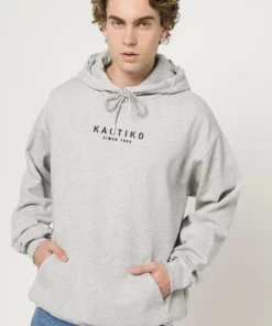 Kaotiko Kapuzenpullover - Grau - Herren